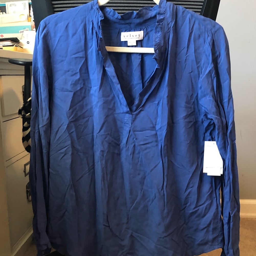 Velvet blouse